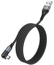 Hoco U100 USB-A naar Micro USB Kabel 1.2 Meter Zwart