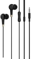 Hoco M58 Bedrade In-Ear Oordopjes 3.5mm Jack Headset Zwart