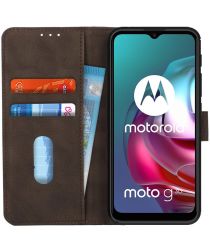 KHAZNEH Motorola Moto G10/G20/G30 Hoesje Retro Wallet Book Case Bruin