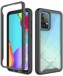 Geen Samsung Galaxy A52 / A52S Hoesje Volledig Schokbestendig Cover Zwart