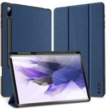 Dux Ducis Domo Series Samsung Galaxy S7 FE / Plus Tri-fold Hoes Blauw