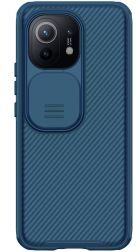 Nillkin CamShield Xiaomi 11 Hoesje met Camera Slider Back Cover Blauw