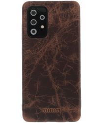 Minim Samsung Galaxy A72 Hoesje Back Cover Hoesje Bruin