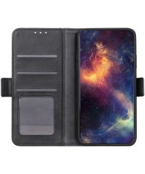 Geen Xiaomi Redmi Note 10 5G/Poco M3 Pro Hoesje Wallet Book Case Zwart