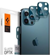 Spigen Optik Apple iPhone 12 Pro Camera Lens Protector (2-Pack) Blauw