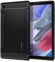 Spigen Rugged Armor Samsung Galaxy Tab A7 Lite Hoes Mat Zwart