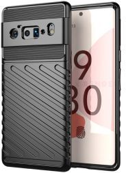 Selected by GSMpunt.nl Google Pixel 6 Pro Hoesje TPU Thunder Design Back Cover Zwart