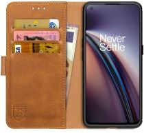 Rosso Element OnePlus Nord CE 5G Hoesje Book Cover Wallet Lichtbruin