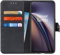 KHAZNEH OnePlus Nord CE 5G Hoesje Portemonnee Bookcase Zwart