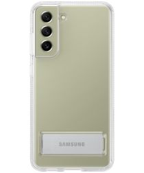 Samsung Origineel Samsung Galaxy S21 FE Hoesje Standing Cover Transparant