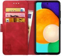 Rosso Element Samsung Galaxy A52 / A52S Hoesje Bookcover Wallet Rood