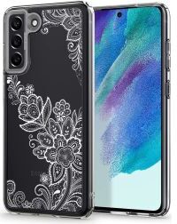 Spigen Ciel by Cyrill Cecile Samsung S21 FE Hoesje Mandala Wit