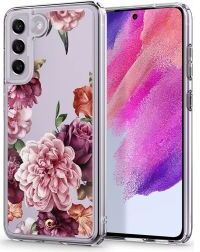 Spigen Ciel by Cyrill Cecile Samsung S21 FE Hoesje Rose Floral