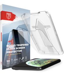 Rosso Apple iPhone XS Max Tempered Glass met Installatietray