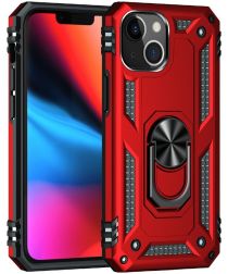 Selected by GSMpunt.nl Apple iPhone 13 Mini Hoesje Hybride Kickstand Back Cover Rood