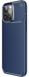 Selected by GSMpunt.nl Apple iPhone 13 Pro Hoesje Siliconen Carbon TPU Back Cover Blauw