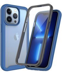 Selected by GSMpunt.nl Apple iPhone 13 Pro Hoesje Full Protect 360Â° Cover Hybride Blauw