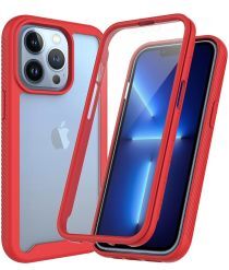 Selected by GSMpunt.nl Apple iPhone 13 Pro Hoesje Full Protect 360Â° Cover Hybride Rood