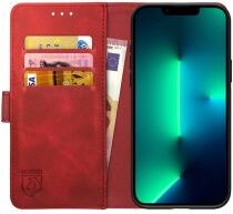 Rosso Element Apple iPhone 13 Pro Max Hoesje Book Cover Rood