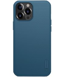 Nillkin Super Frosted Shield iPhone 13 Pro Hoesje Blauw