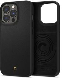 Spigen Ciel by Cyrill Leather Brick iPhone 13 Pro Hoesje Zwart