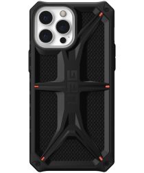 UAG Urban Armor Gear Monarch Kevlar Series iPhone 13 Pro Max Hoesje Zwart