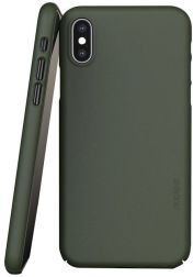 Nudient Thin Case V3 Apple iPhone XS Hoesje Back Cover Groen