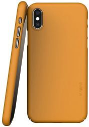 Nudient Thin Case V3 Apple iPhone XS Hoesje Back Cover Geel