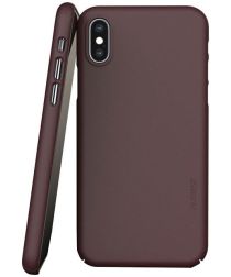 Nudient Thin Case V3 Apple iPhone XS Hoesje Back Cover Rood