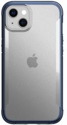 Raptic Terrain Apple iPhone 13 Hoesje Back Cover Transparant/Blauw