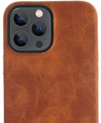 Minim Apple iPhone 13 Pro Max Hoesje Back Cover Hoesje Cognac