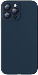 Baseus Liquid Apple iPhone 13 Pro Hoesje Siliconen Blauw