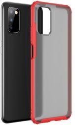 Geen Samsung Galaxy A03s Hybrid Armor Backcover Rood