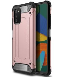 Selected by GSMpunt.nl Samsung Galaxy A03S Hoesje Shock Proof Hybride Back Cover Roze