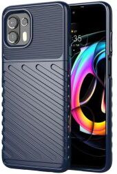 Selected by GSMpunt.nl Motorola Edge 20 Lite Hoesje TPU Thunder Design Back Cover Blauw