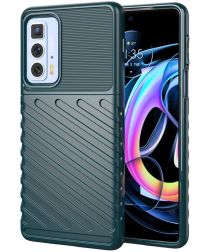 Selected by GSMpunt.nl Motorola Edge 20 Pro Hoesje TPU Thunder Design Back Cover Groen