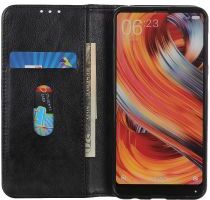 Geen Motorola Moto G60s Hoesje Portemonnee Book Case Splitleer Zwart