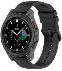 Geen Samsung Galaxy Watch 4 Classic 42MM Hoesje Hard Plastic Bumper Carbon