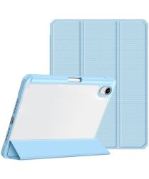 Dux Ducis Toby Apple iPad Mini 6 Hoes Tri-Fold Book Case Blauw