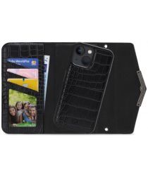 Mobilize Velvet Clutch Apple iPhone 13 Mini Hoesje Black Croco