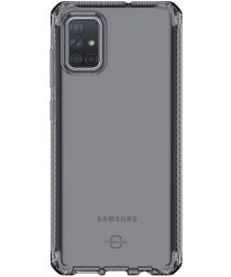 ITSKINS Spectrum Clear Samsung Galaxy A51 Hoesje Transparant Zwart