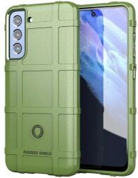 Geen Samsung Galaxy S21 FE Hoesje Shock Proof Rugged Shield Groen