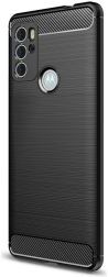 Selected by GSMpunt.nl Motorola Moto G60S Hoesje Geborsteld TPU Back Cover Zwart