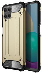 Selected by GSMpunt.nl Samsung Galaxy M22/A22 4G Hoesje Shock Proof Back Cover Goud