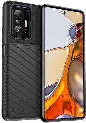 Selected by GSMpunt.nl Xiaomi 11T/11T Pro Hoesje TPU Thunder Design Back Cover Zwart