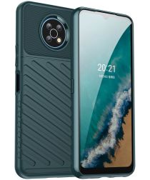 Selected by GSMpunt.nl Nokia G50 Hoesje TPU Thunder Design Back Cover Groen