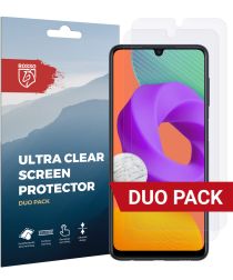 Rosso Samsung Galaxy M22/A22 4G Ultra Clear Screen Protector Duo Pack