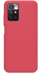 Nillkin Super Frosted Shield Xiaomi Redmi 10 Hoesje Back Cover Rood