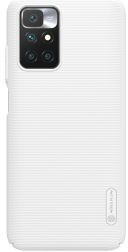 Nillkin Super Frosted Shield Xiaomi Redmi 10 Hoesje Back Cover Wit