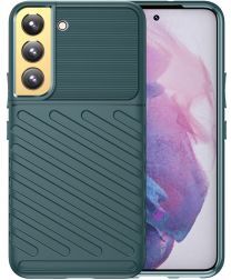 Selected by GSMpunt.nl Samsung Galaxy S22 Hoesje TPU Thunder Design Back Cover Groen